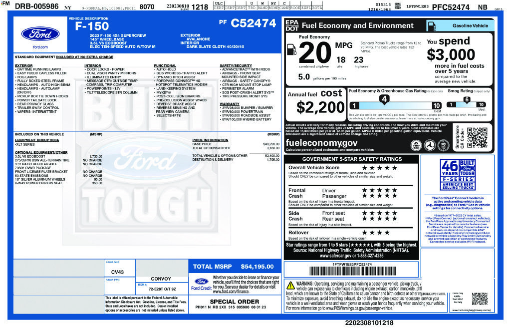 Certified Used 2023 White Ford XLT image 5