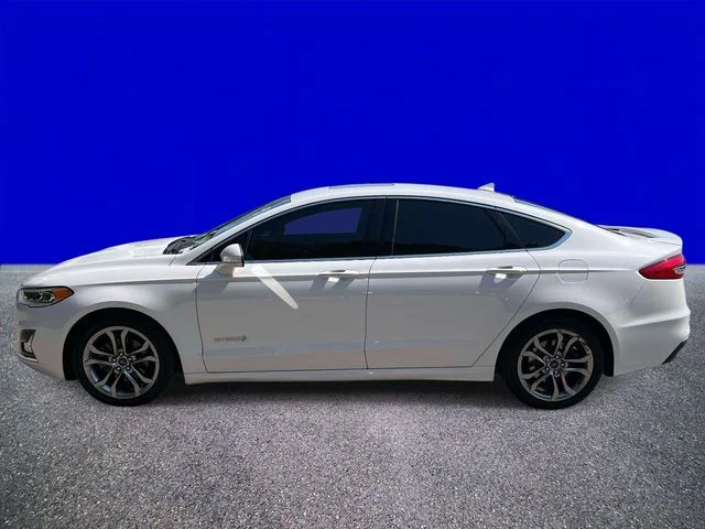 Certified Used 2019 White Platinum Clearcoat Metallic Ford Titanium image 6