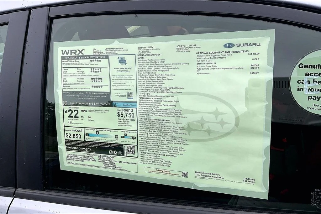 New 2026 ICE SILVER METALLIC Subaru Limited image 14