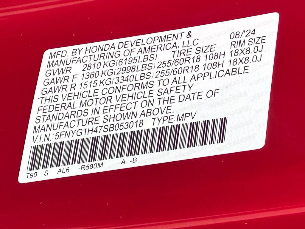 Used 2025 Red Honda EX-L+ image 40