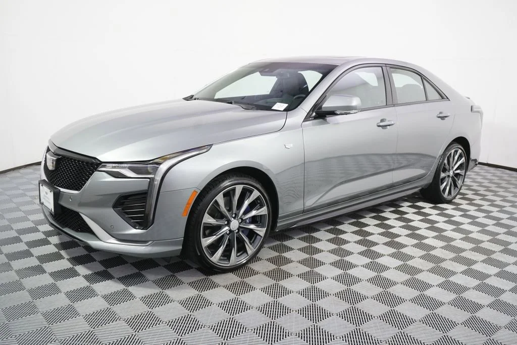 Used 2023 Argent Silver Metallic Cadillac Sport image 2