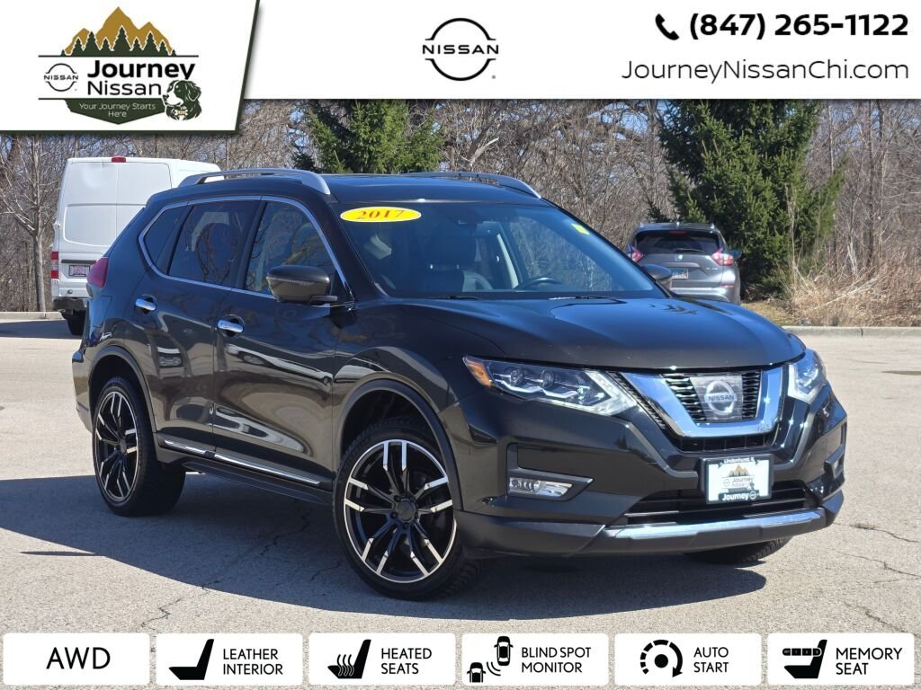 Used 2017 Nissan Rogue SL with VIN JN8AT2MV1HW256688 for sale in Lindenhurst, IL