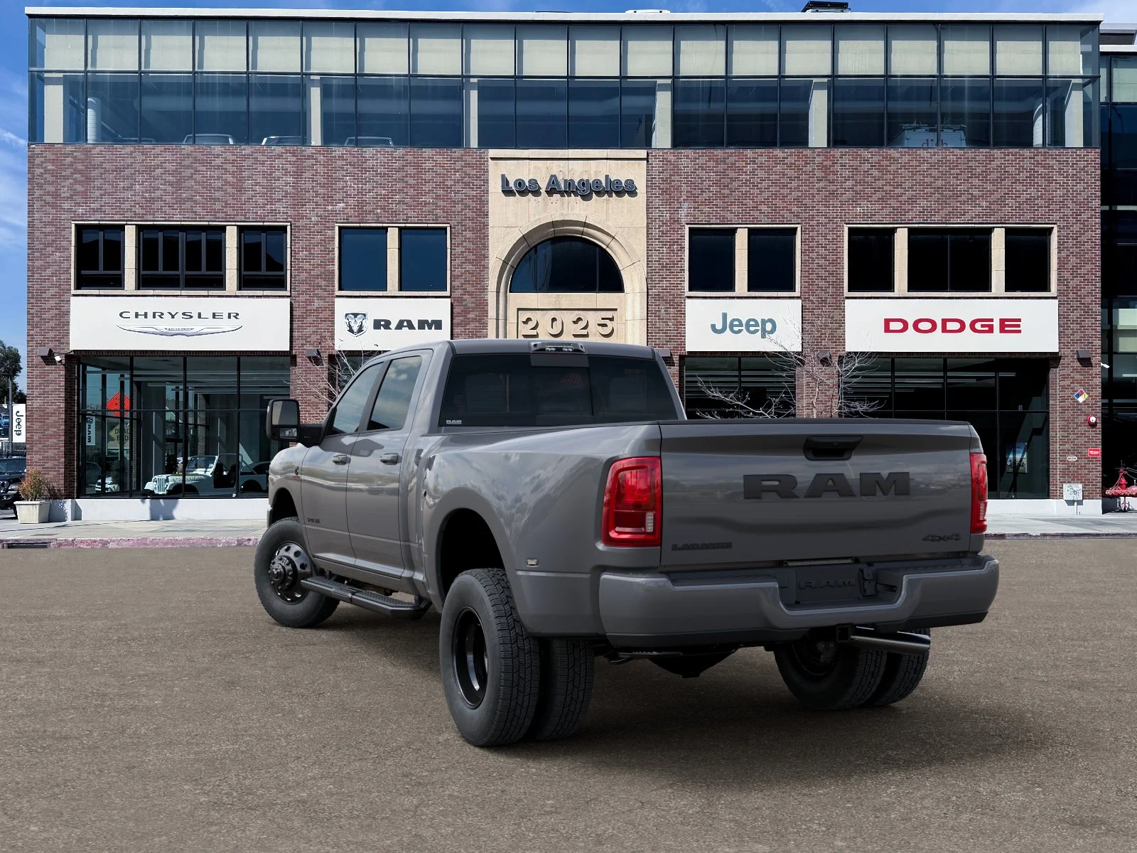 New 2026 Ceramic Gray Clear-Coat Exterior Paint RAM Laramie image 29