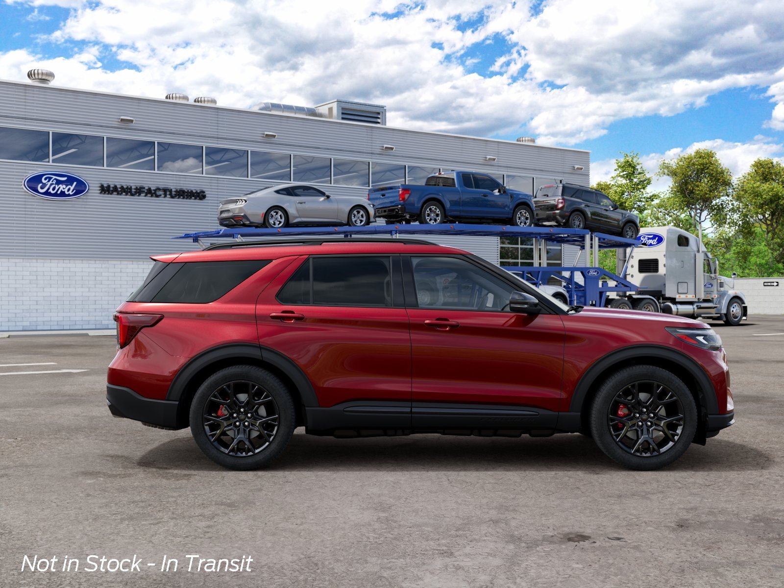 New 2027 Ruby Red Metallic Tinted Clearcoat Ford ST image 5
