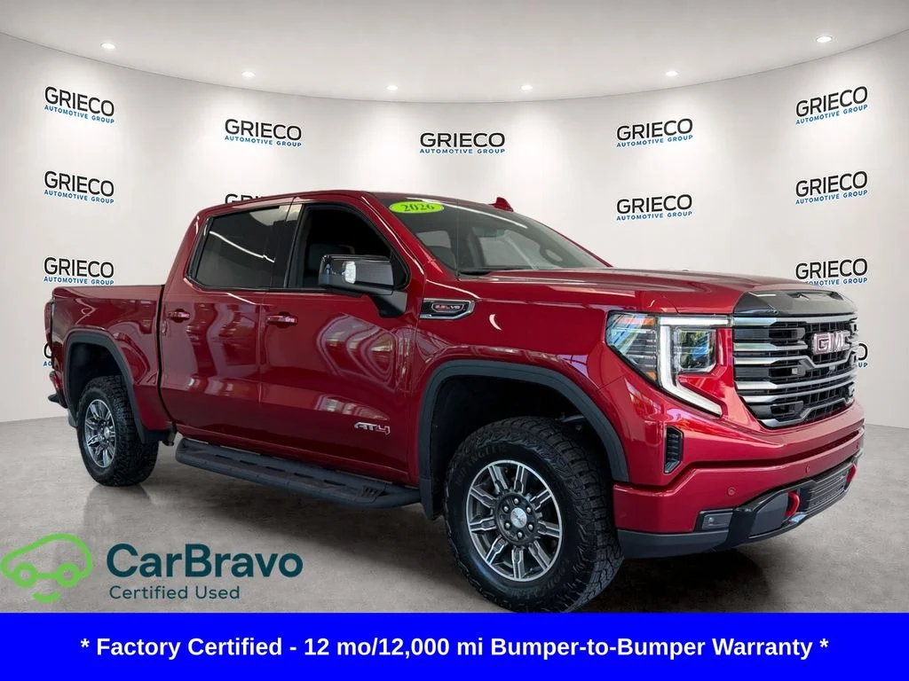 Used 2026 Red GMC AT4 image 1