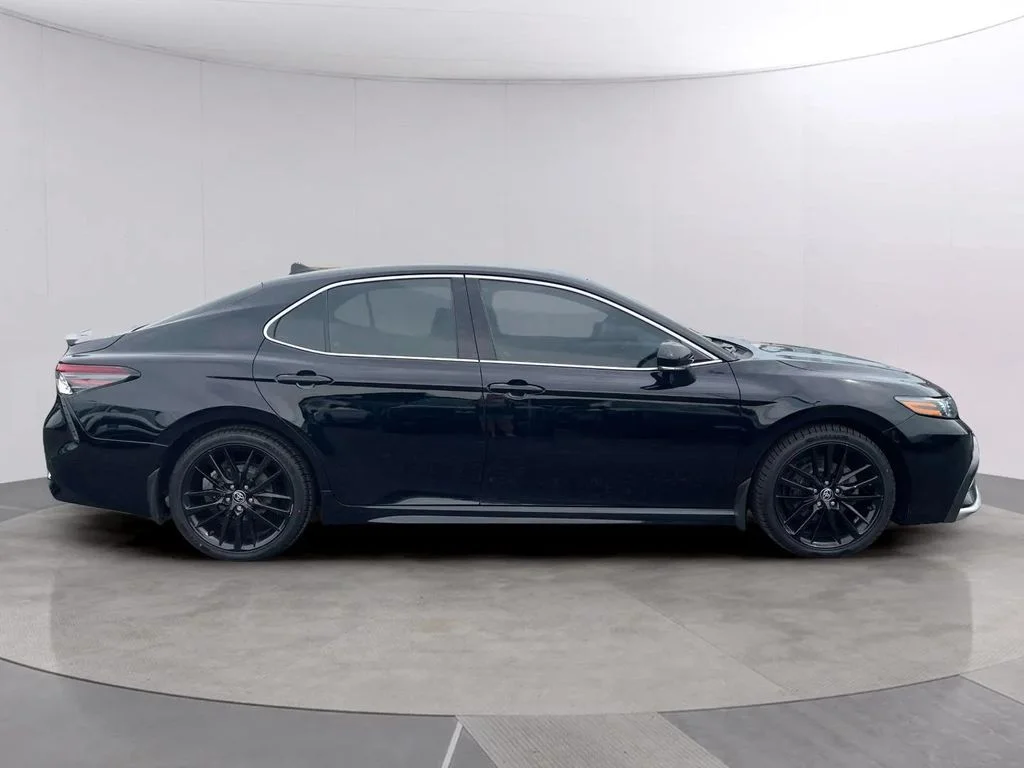 Used 2022 Midnight Black Metallic Toyota XSE image 6