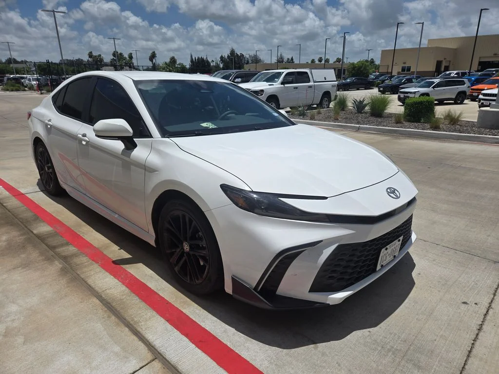 Used 2025 White Toyota SE image 1