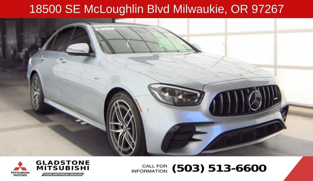 Used 2021 Cirrus Silver Metallic Mercedes-Benz E 53 AMG® image 1
