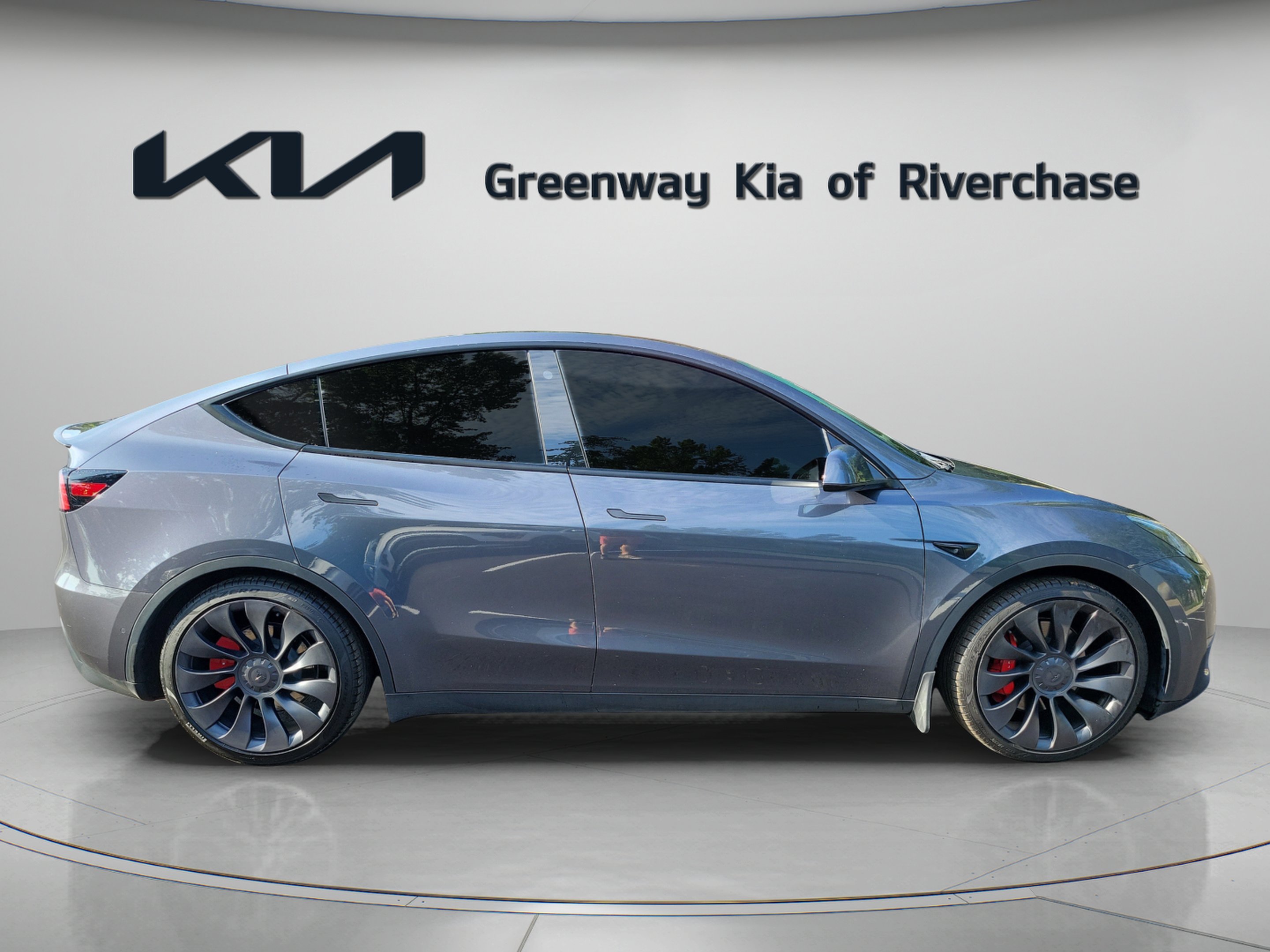 Used 2022 Gray Tesla Performance image 7