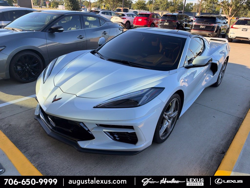 Used 2021 Ceramic Matrix Gray Metallic Chevrolet Stingray image 1