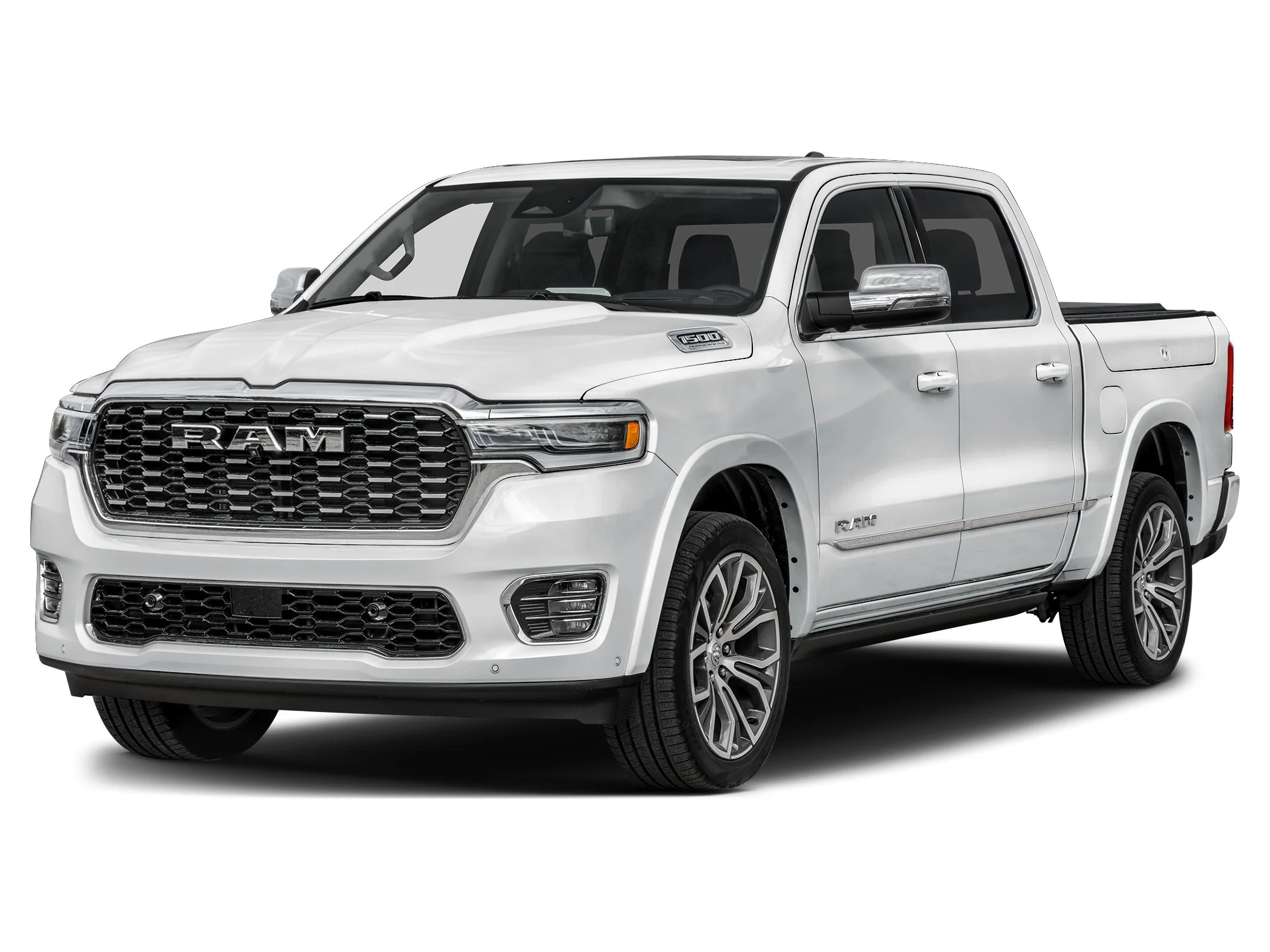New 2027 Bright White Clear-Coat  Paint Ram TUNGSTEN CREW CAB 4X4 5