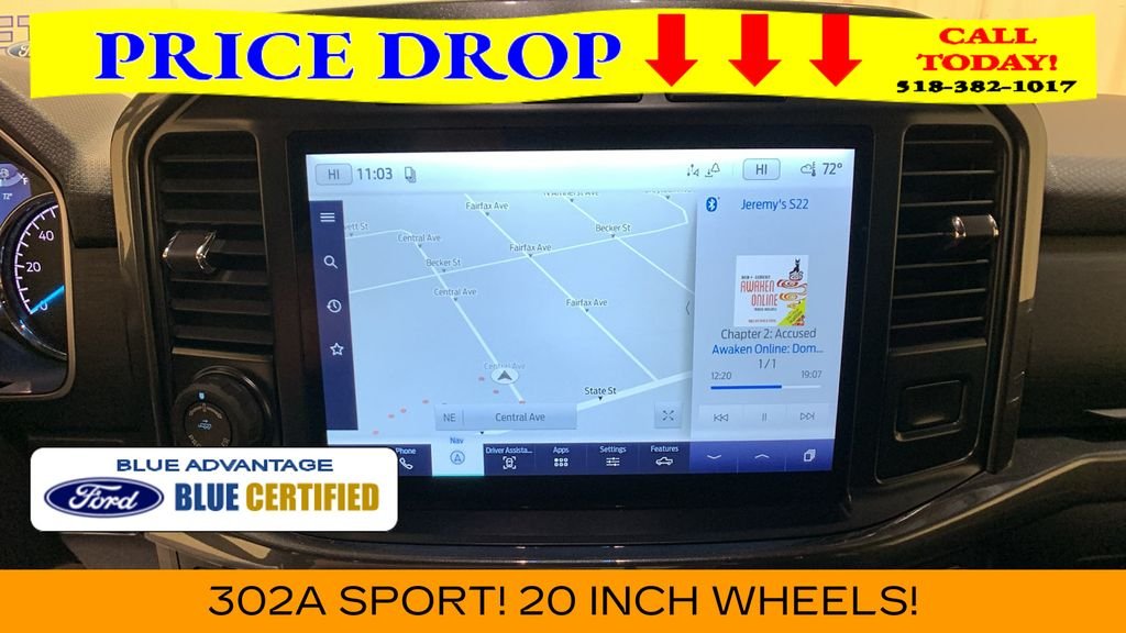 Certified Used 2022 White Metallic Ford XLT image 39