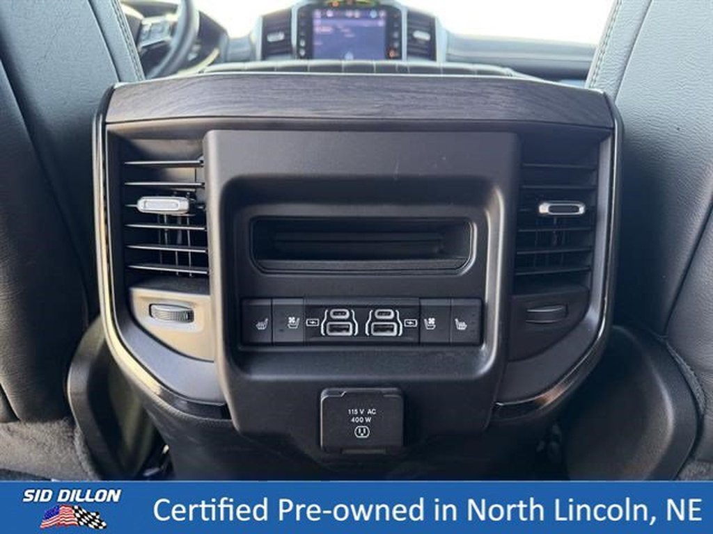 Used 2025 Diamond Black Crystal Pearl Coat Ram Limited Longhorn image 23