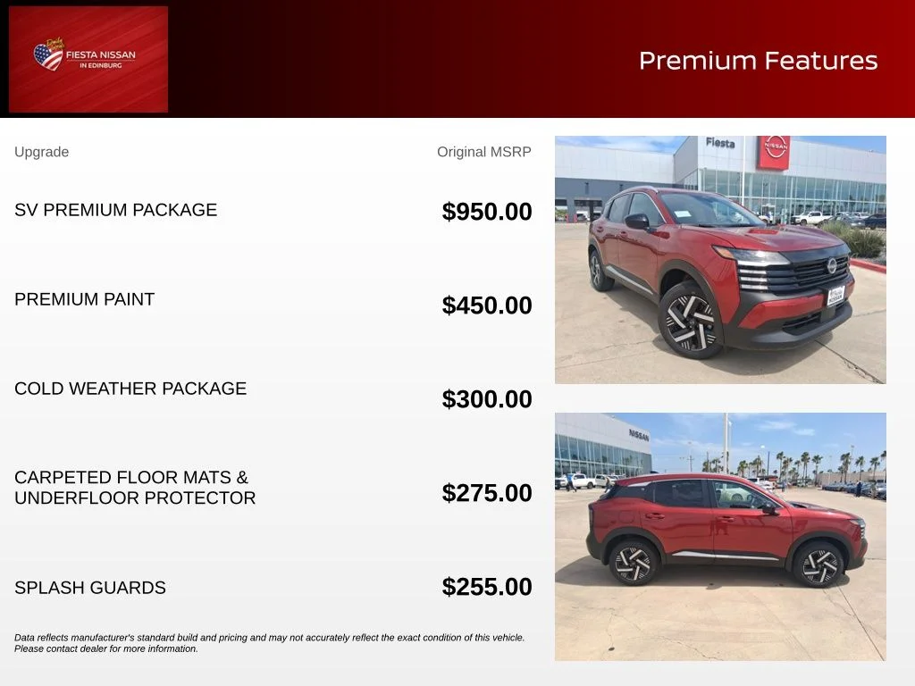 New 2026 Red Nissan SV image 3