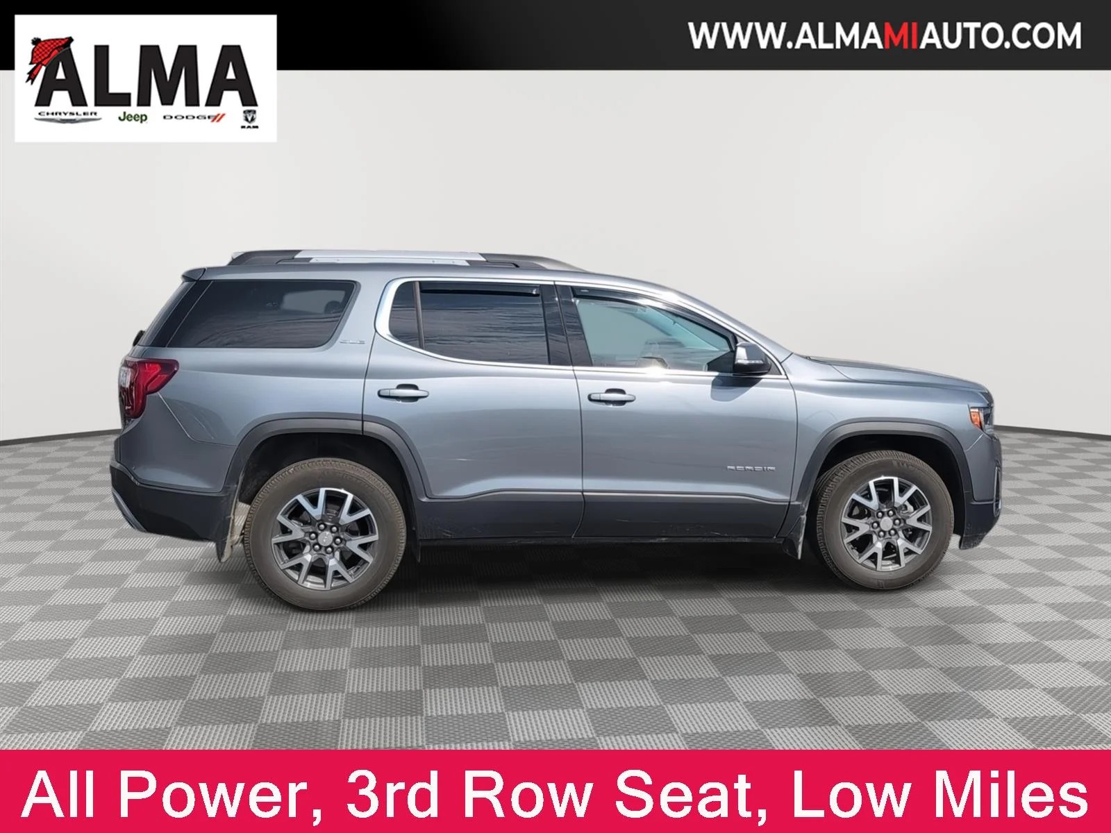 Certified Used 2021 Satin Steel Metallic GMC SLE image 3
