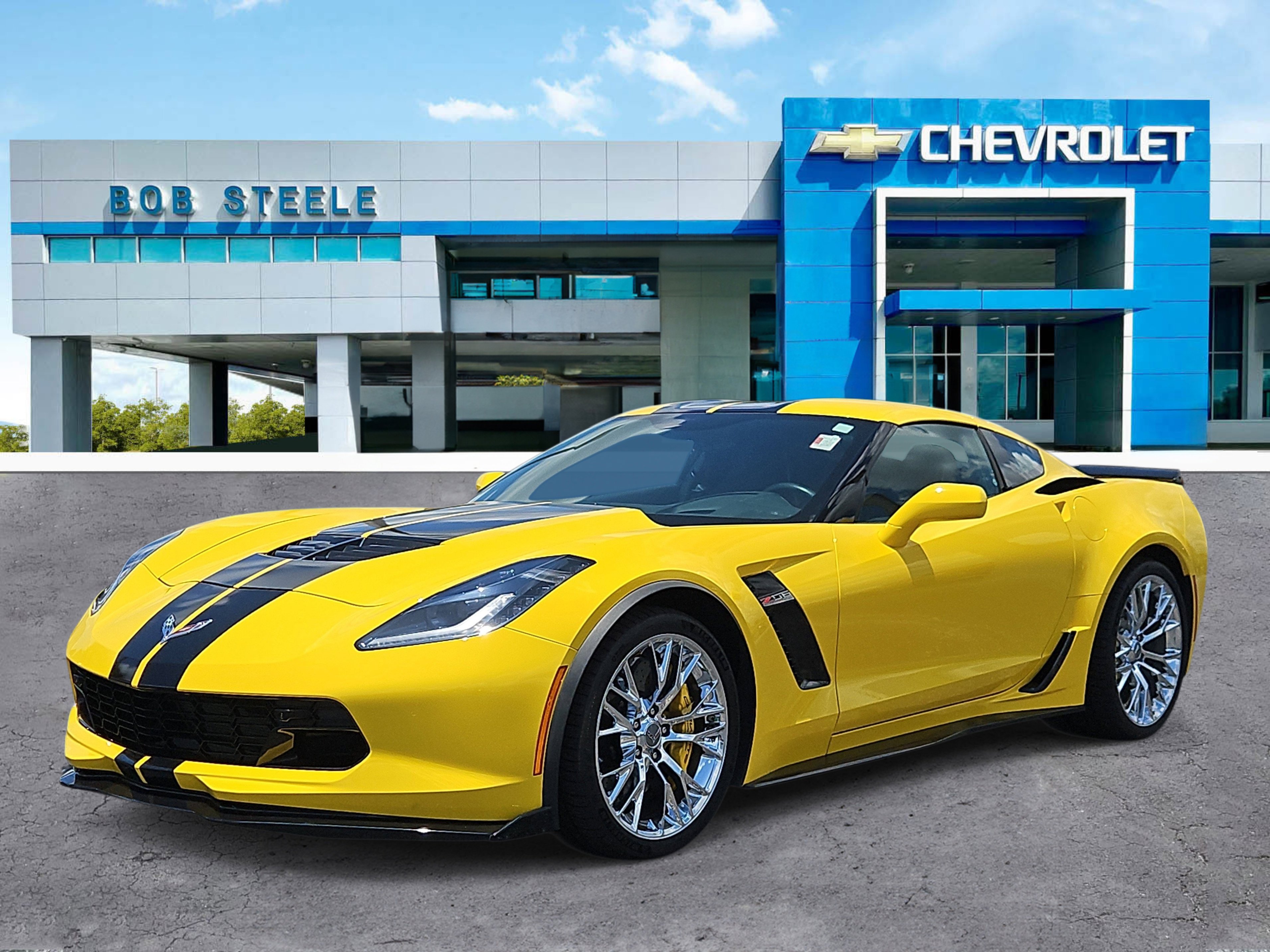 Certified Used 2019 CORVETTE RACING YELLOW TINTCOAT Chevrolet Z06 2LZ image 3