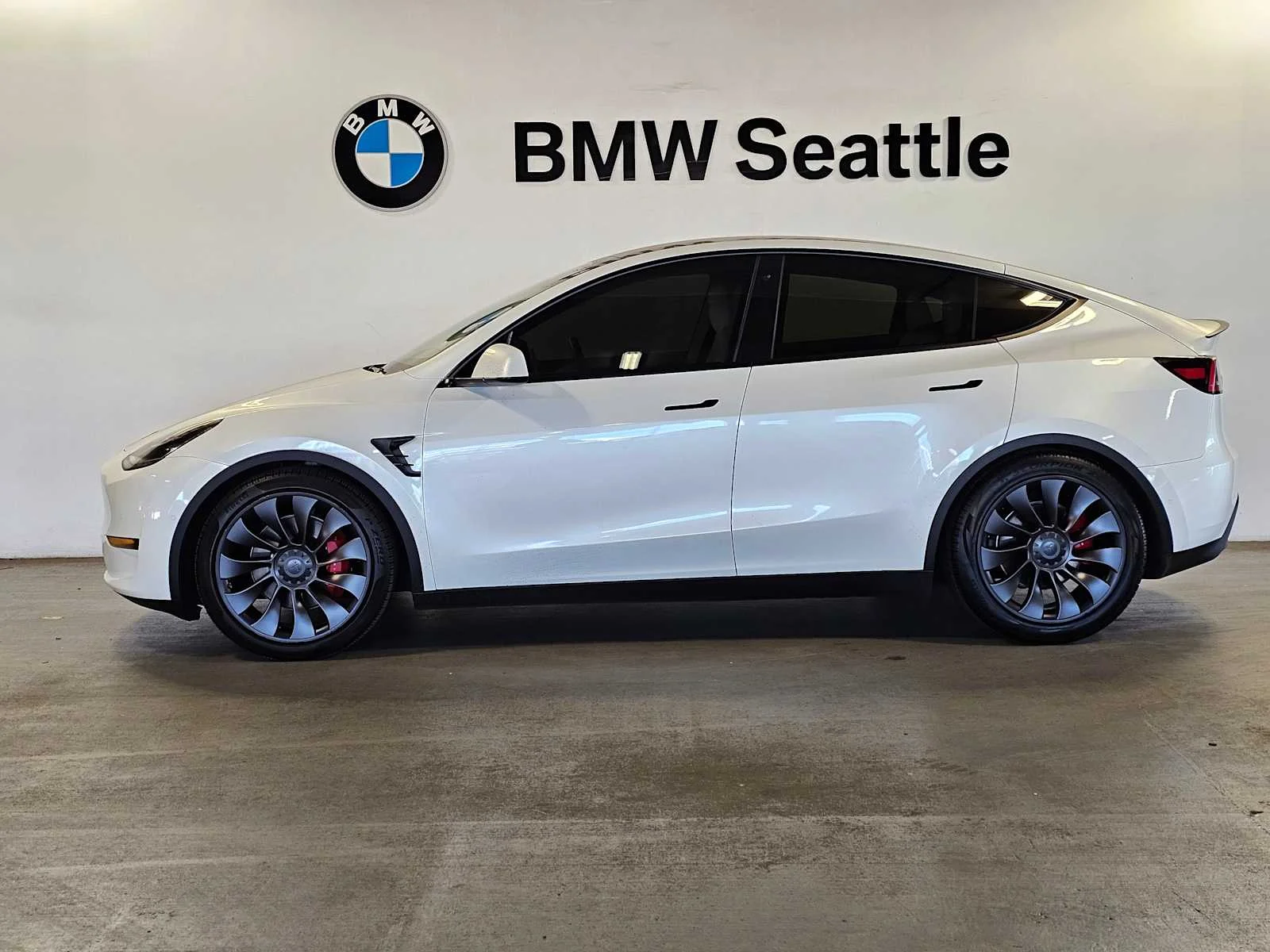 Used 2020 Pearl White Multi-Coat Tesla Performance image 3