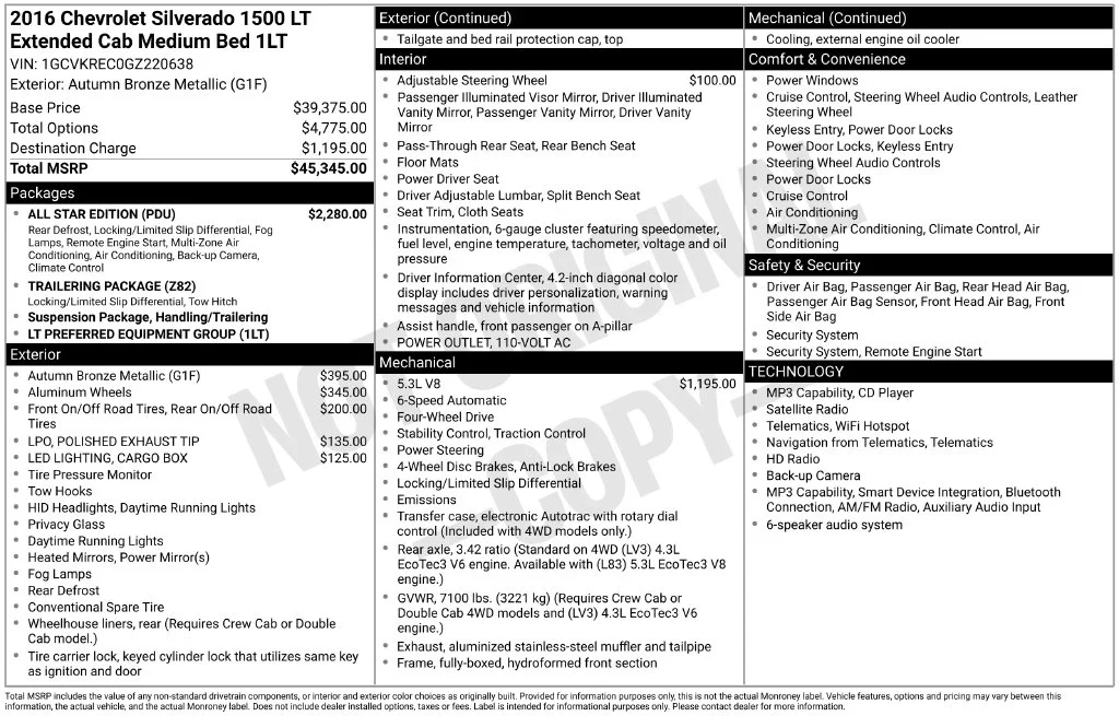 Used 2016 Brown Chevrolet LT image 10