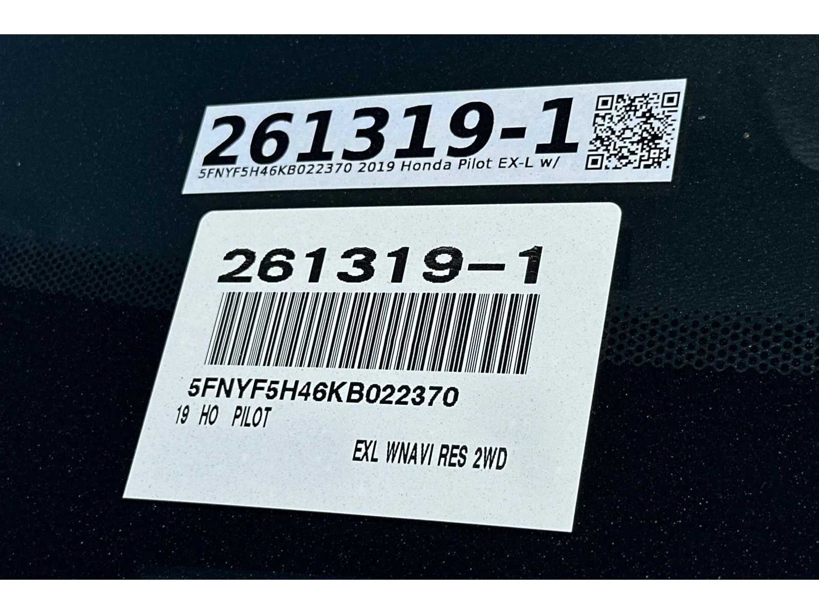 Used 2019 White Diamond Pearl Honda EX-L w/Navi & RES image 53