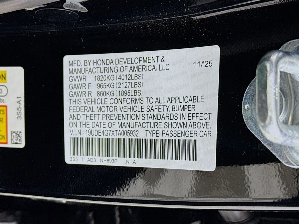 New 2026 Majestic Black Pearl Acura A-Spec Tech Package image 31