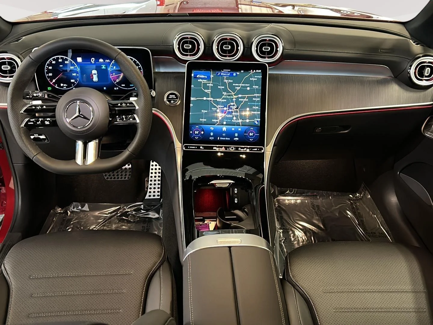 New 2026 MANUFAKTUR Patagonia Red Metallic Mercedes-Benz GLC 300 image 13