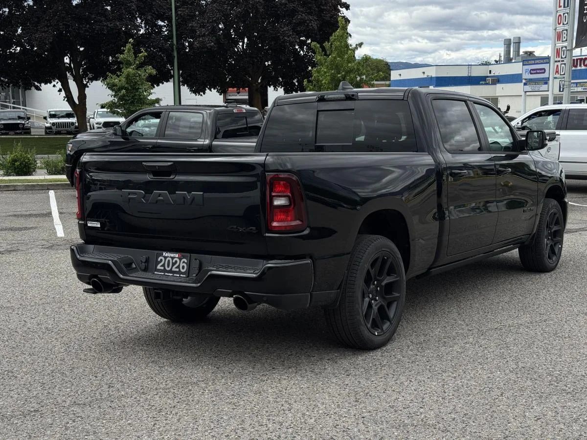 New 2026 Black RAM Sport 4x4 Crew Cab 6