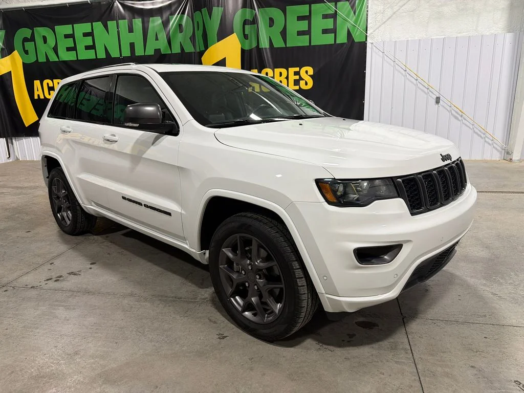 Used 2021 Bright White Clearcoat Jeep 80th Anniversary image 2