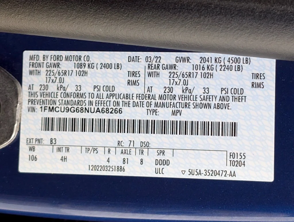 Certified Used 2022 Atlas Blue Metallic Ford SE image 20