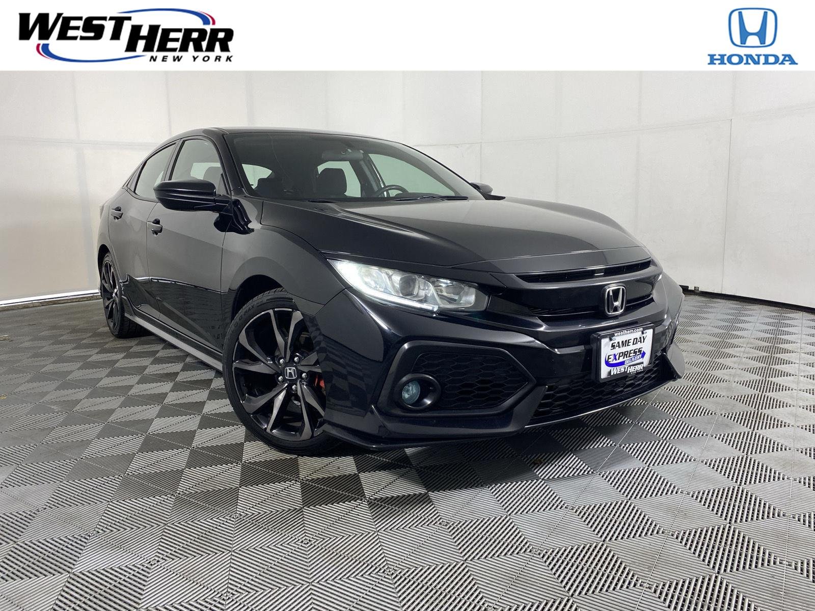 Used 2018 Crystal Black Pearl Honda Sport image 1