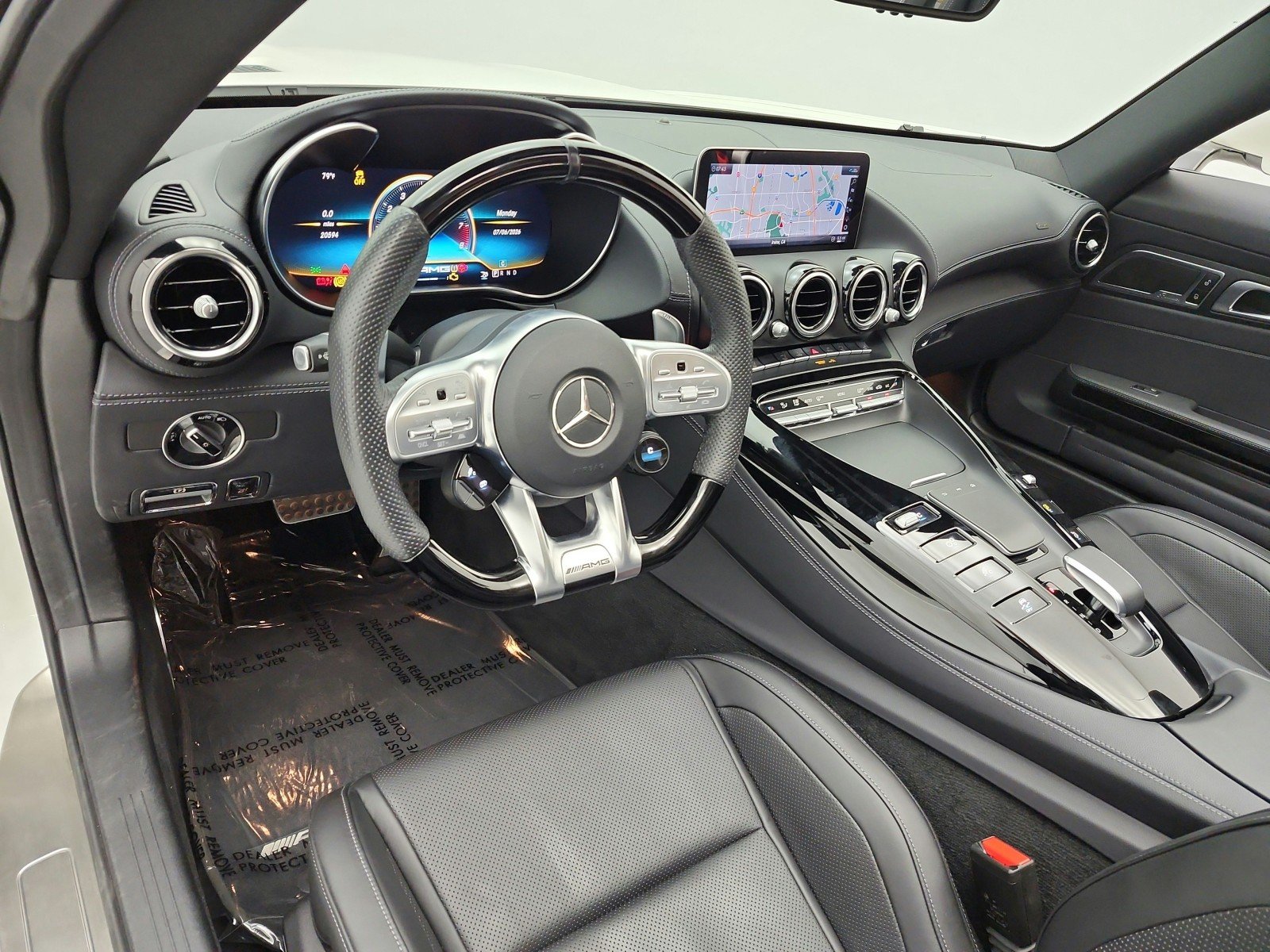 Certified Used 2021 designo Diamond White Mercedes-Benz AMG® GT Roadster image 9
