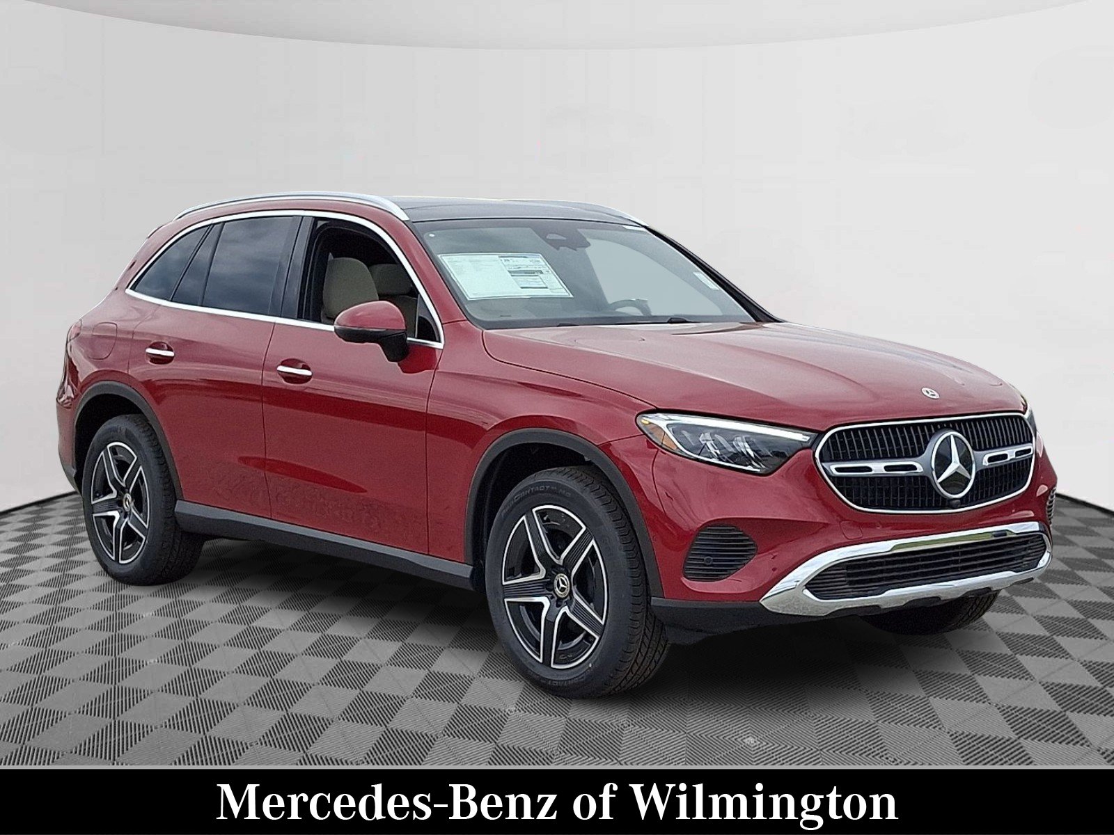 New 2026 MANUFAKTUR Patagonia Red Metallic Mercedes-Benz GLC 300 image 1
