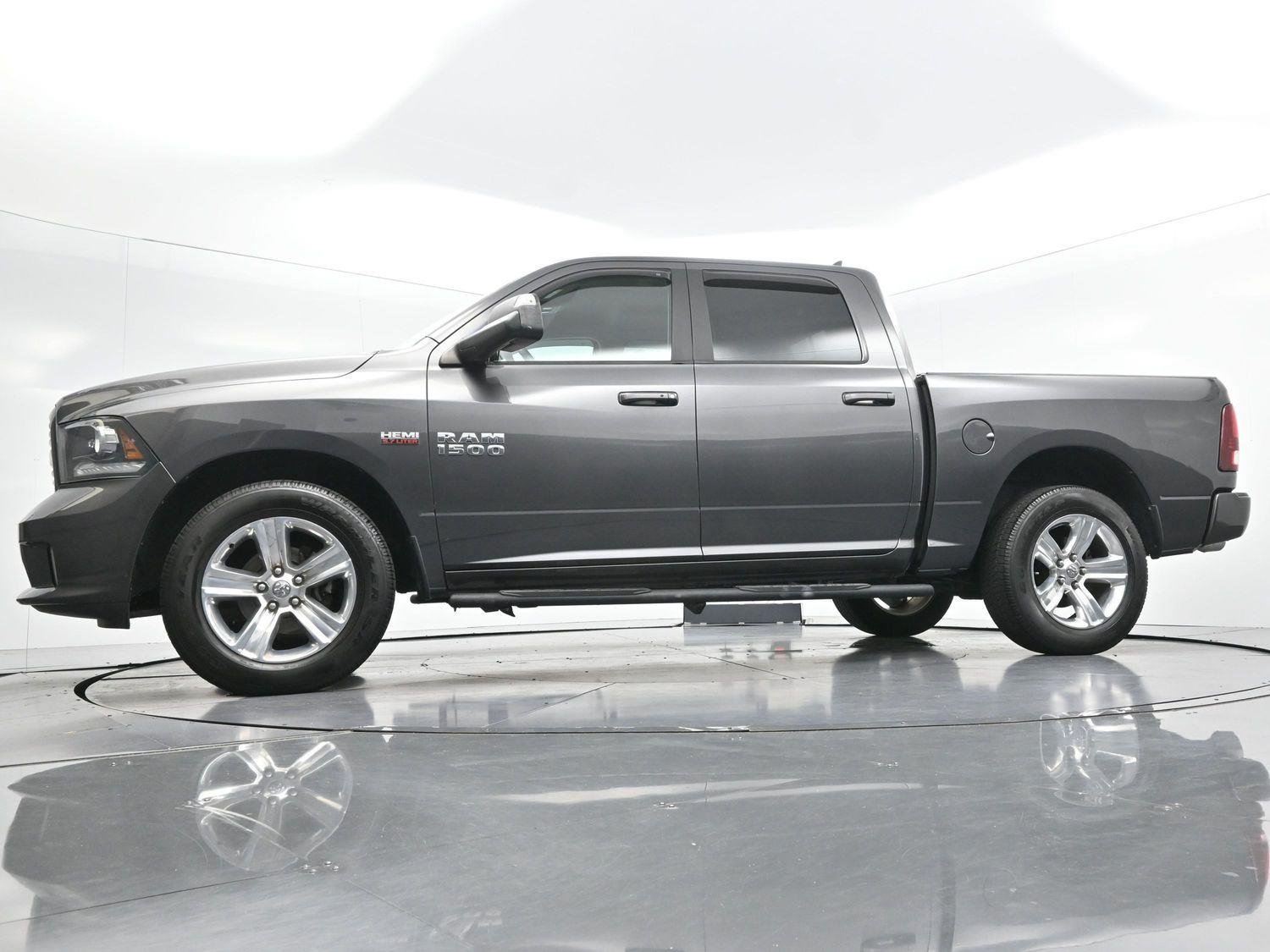 Used 2017 Granite Crystal Metallic Clearcoat Ram Sport image 44