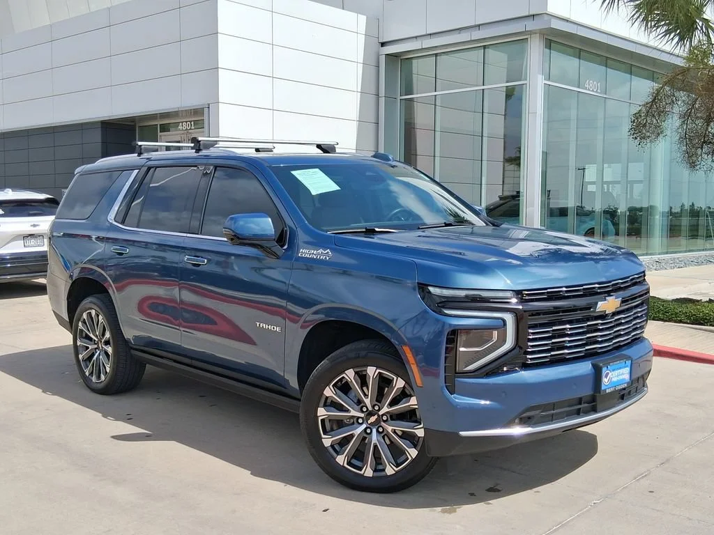 Used 2026 Lakeshore Blue Metallic Chevrolet High Country image 1