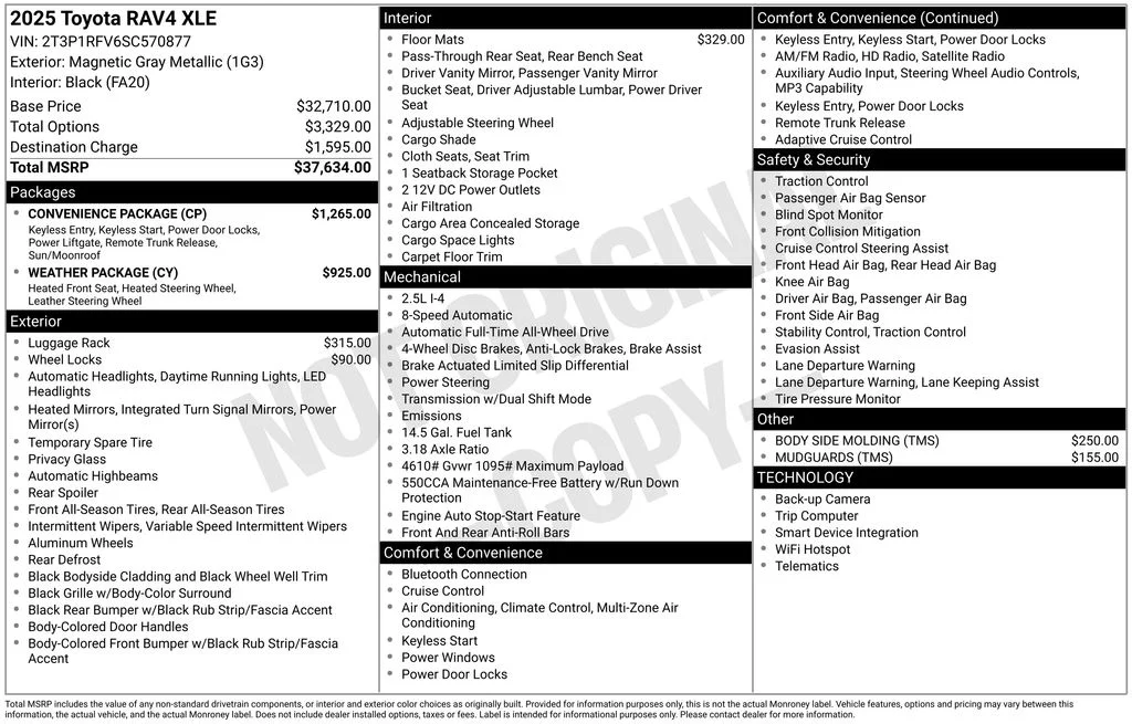 Used 2025 Gray Toyota XLE image 21