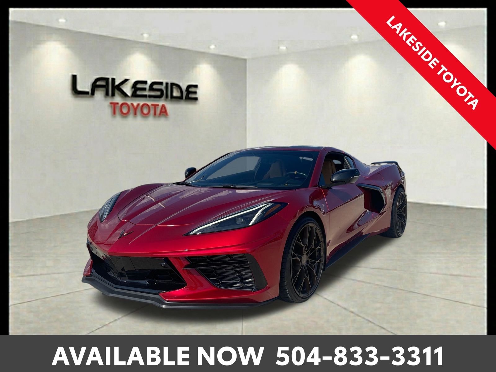 Used 2021 Red Chevrolet Stingray image 1