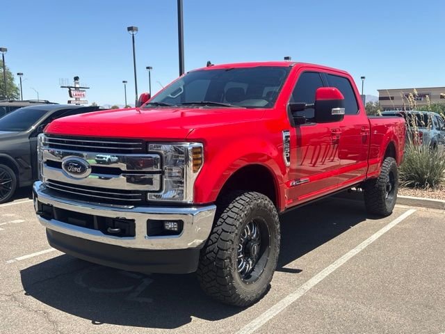Used 2019 Race Red Ford Lariat image 1