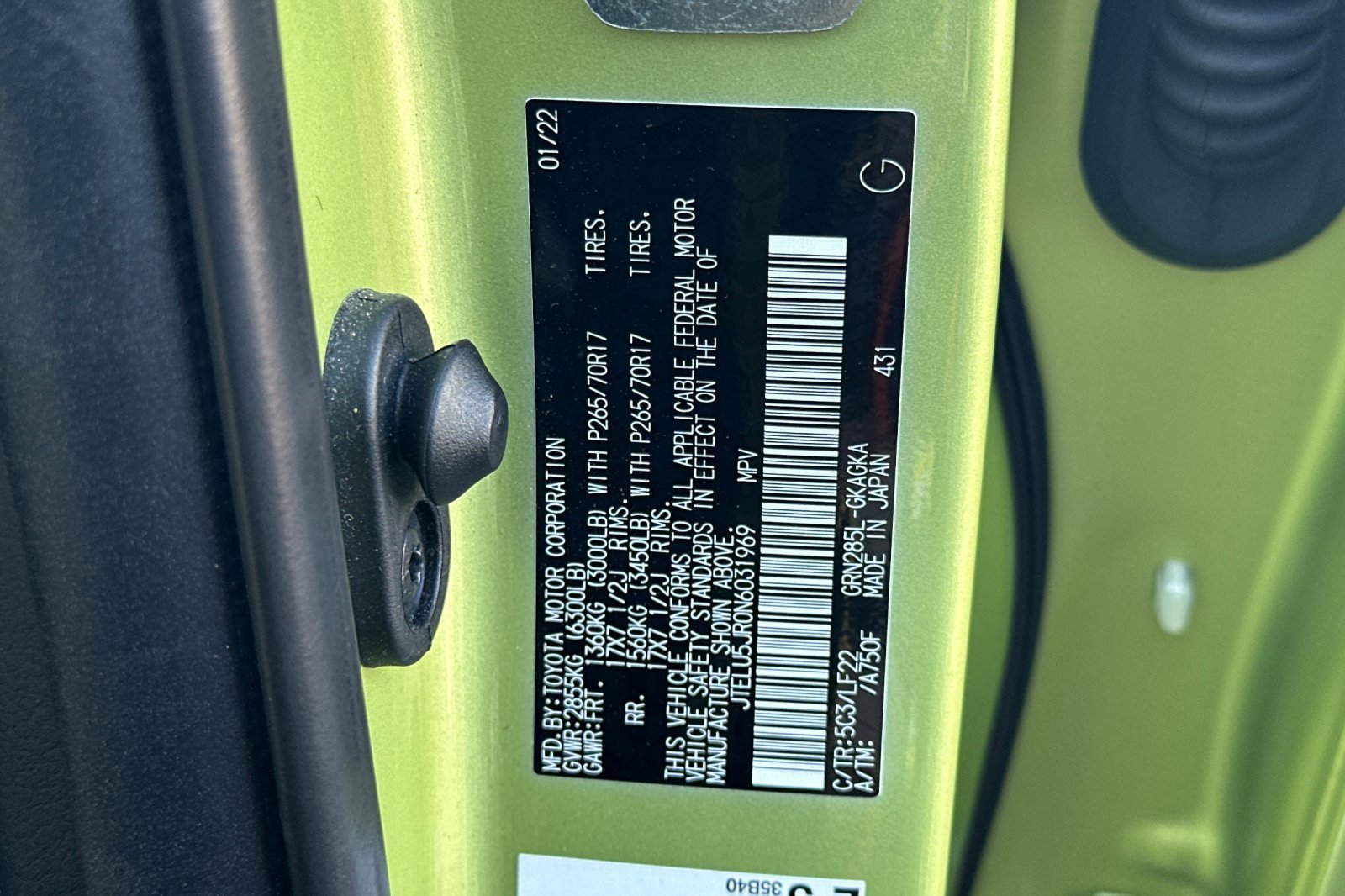 Certified Used 2022 Lime Rush Toyota TRD Pro image 30