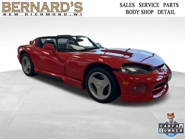 Red 1993 Dodge Viper Convertible Rear-Wheel Drive 