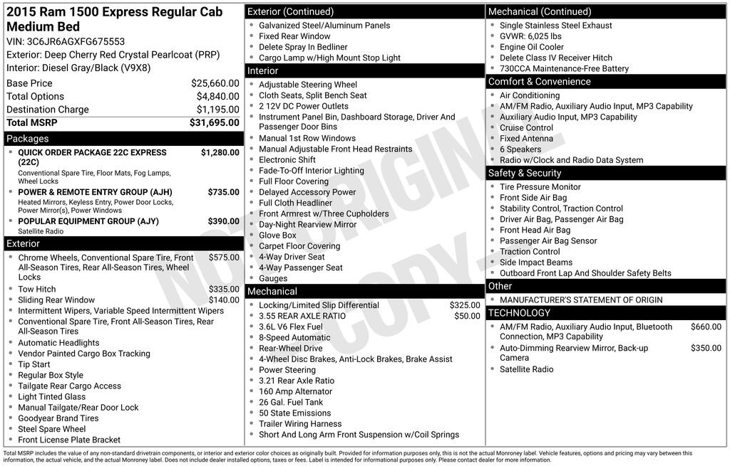 Used 2015 Red Ram Express image 1