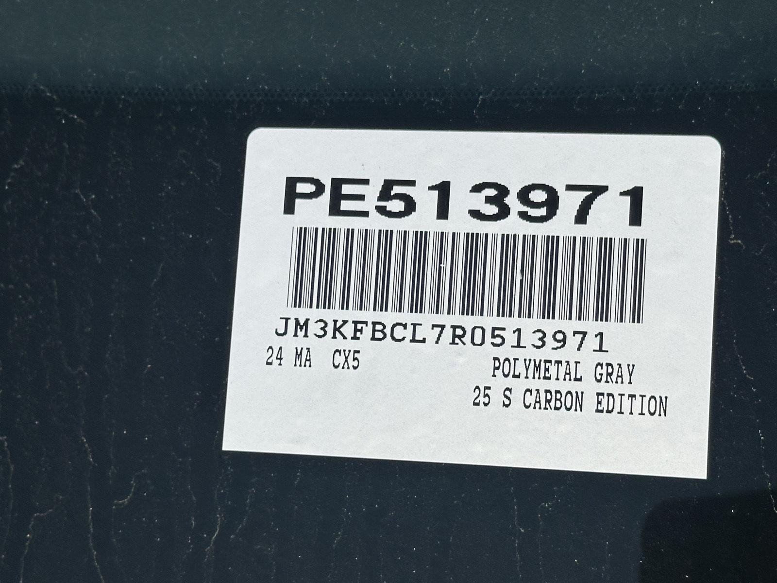 Used 2024 Polymetal Gray Metallic Mazda 2.5 S Carbon Edition image 14