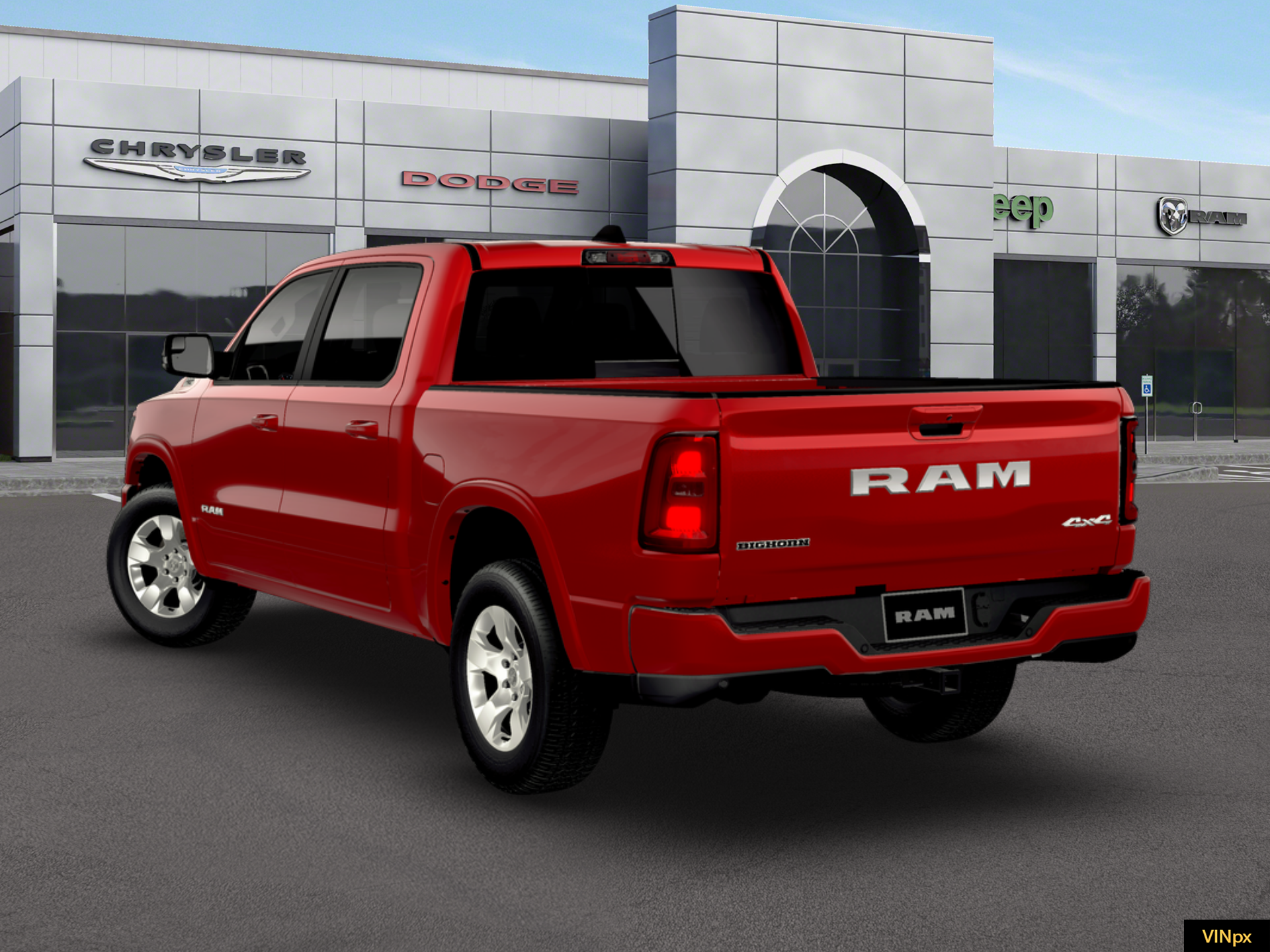 New 2026 Molten Red Pearl-Coat Exterior Paint RAM  image 5