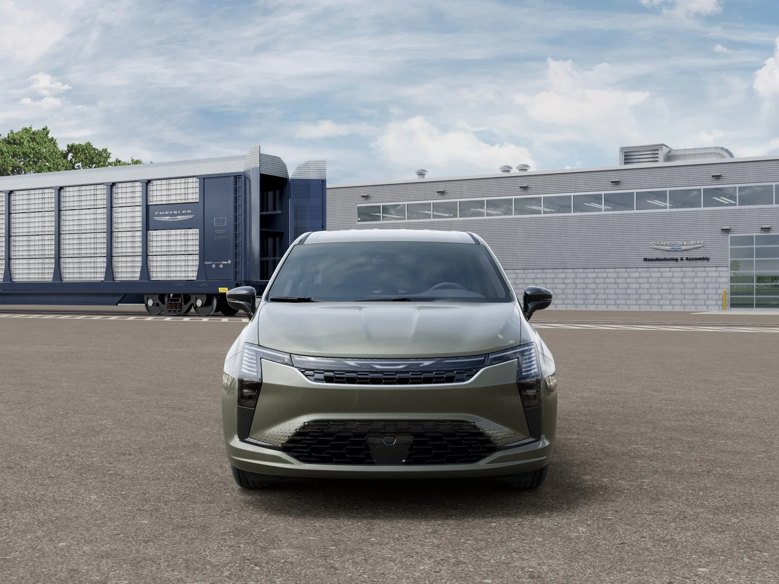 New 2027 Olive Green Pearl-Coat Exterior Paint Chrysler Select image 6