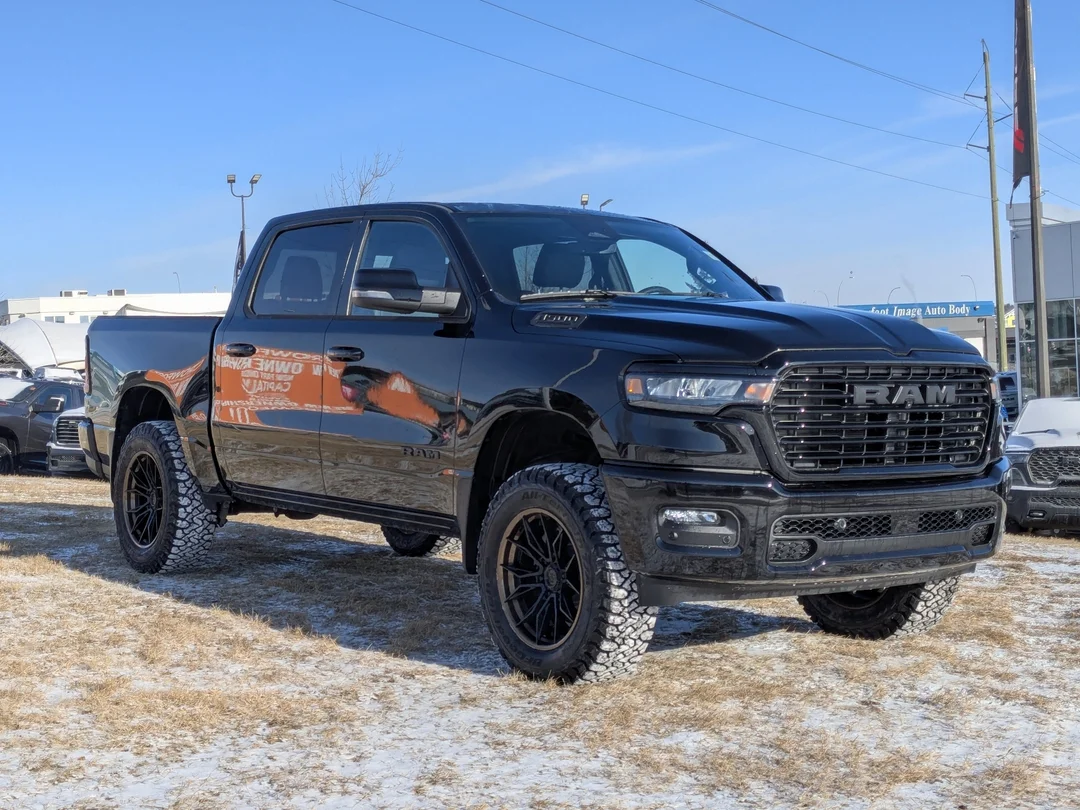 New 2026 Black RAM Sport - - Fuel Rims - A/T Tires - Lifted & More! image 2