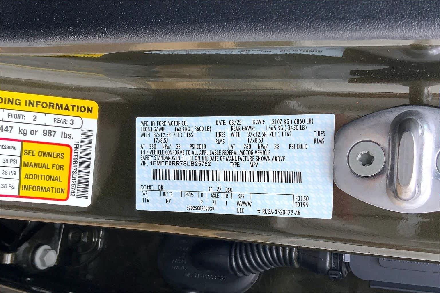 Used 2025 Shelter Green Metallic Ford Raptor image 69