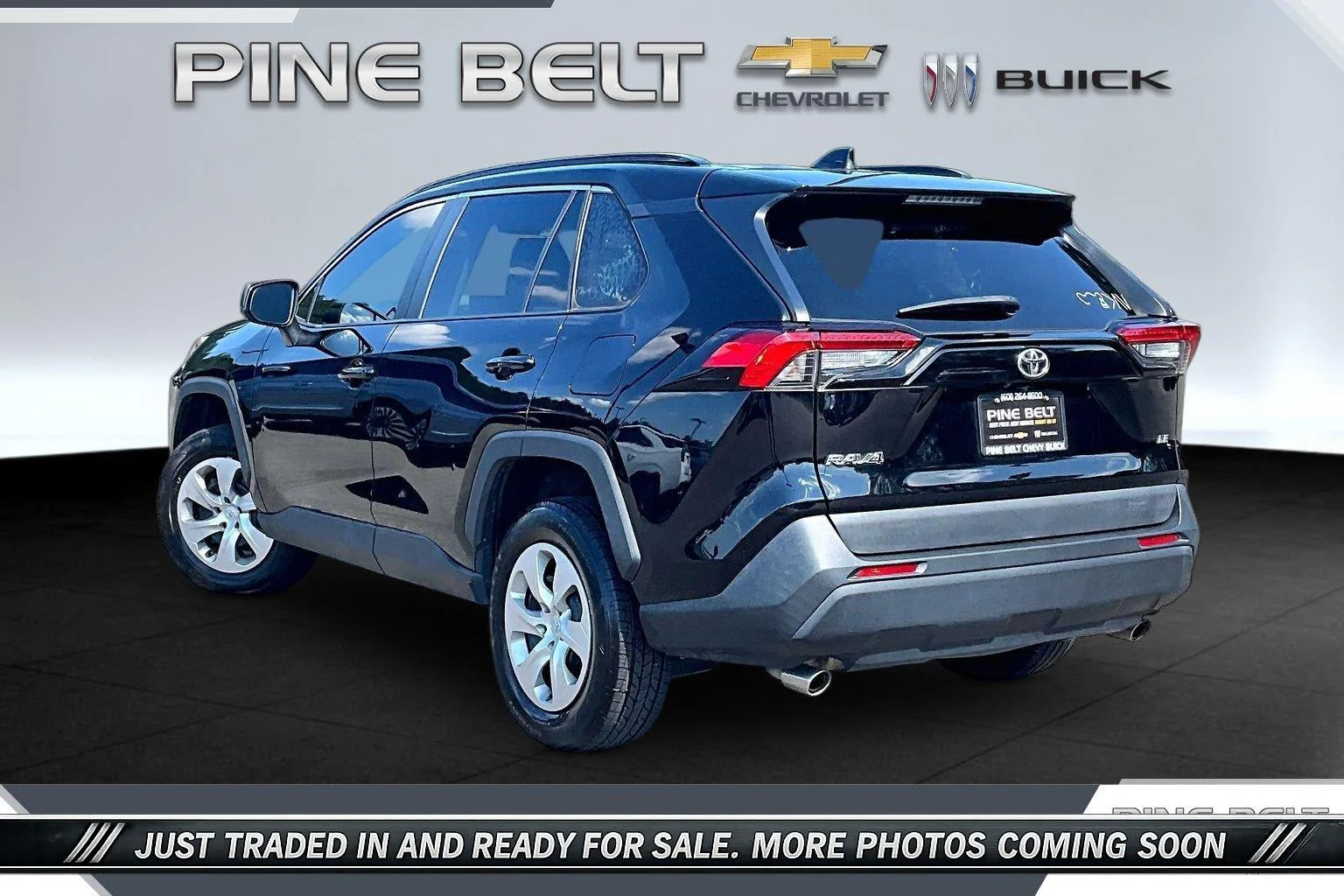 Used 2021 Midnight Black Metallic Toyota LE image 2