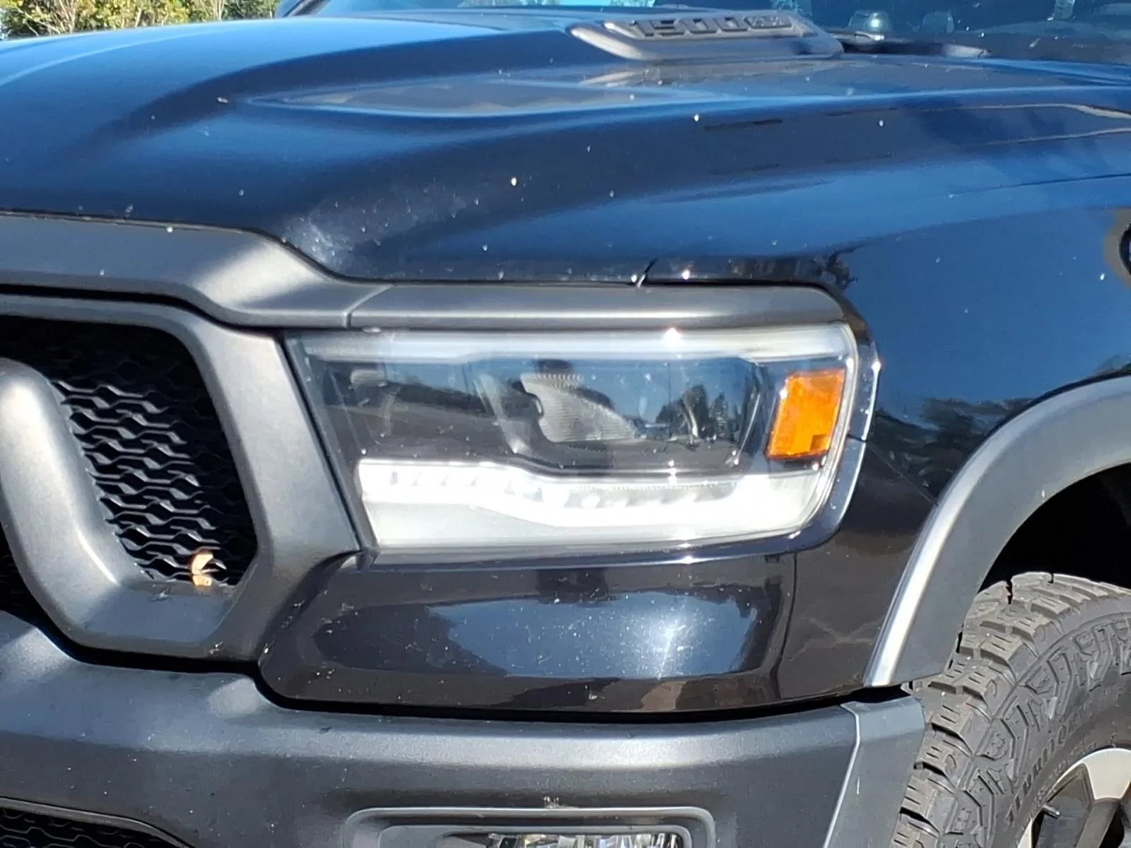 Used 2020 Diamond Black Crystal Pearlcoat Ram Rebel image 2