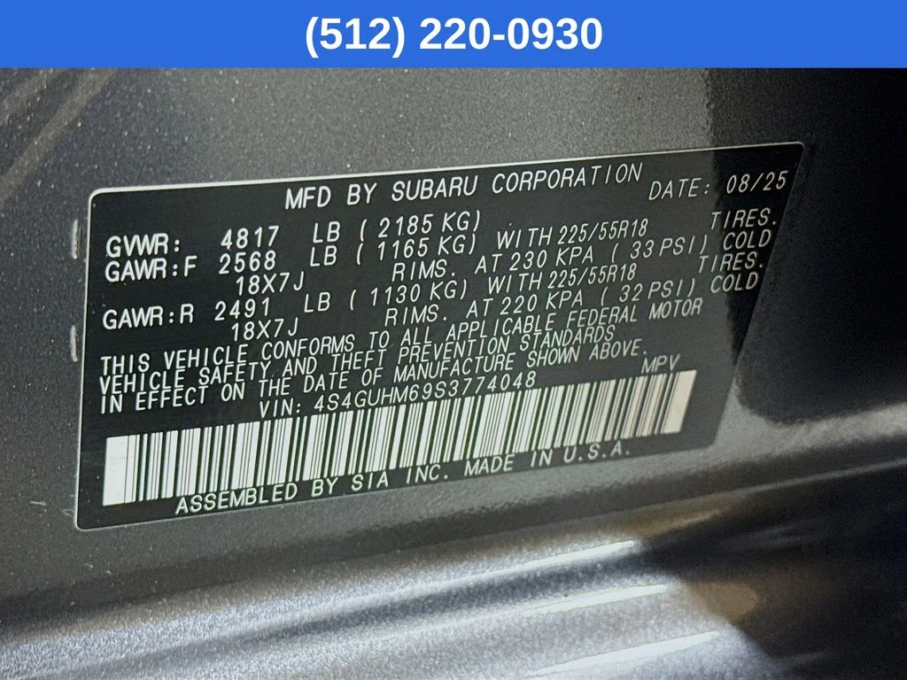Certified Used 2025 Gray Subaru Limited image 41