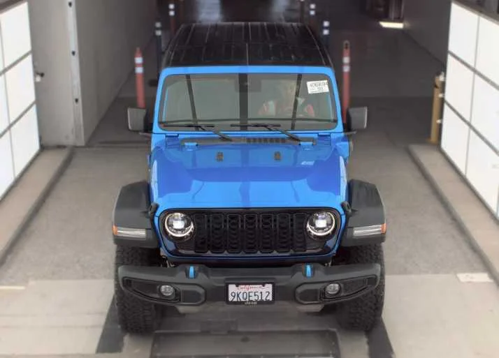 Used 2024 Hydro Blue Pearlcoat Jeep Willys image 2
