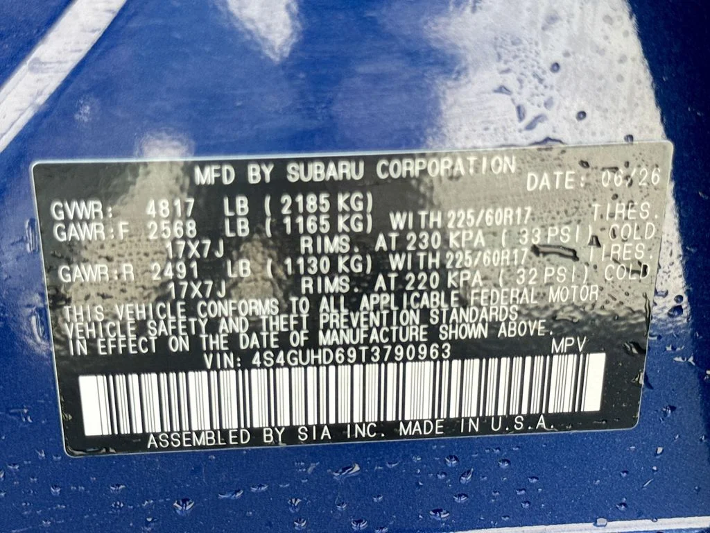 New 2026 SAPPHIRE BLUE PEARL Subaru Premium image 41