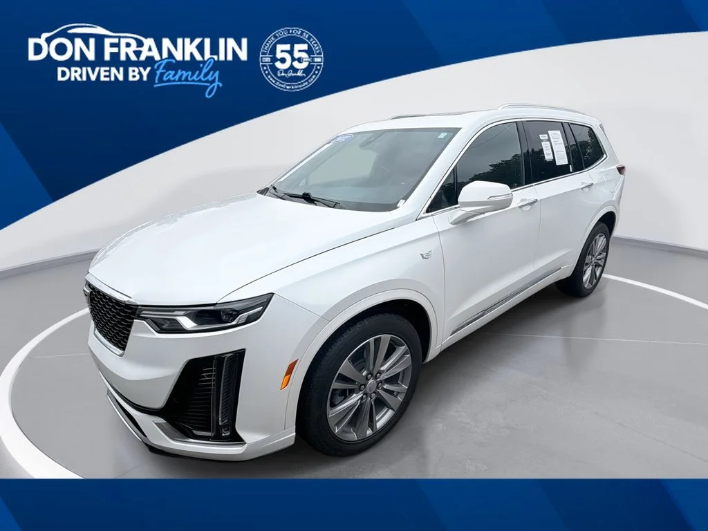 Used 2022 White Cadillac Premium Luxury image 1